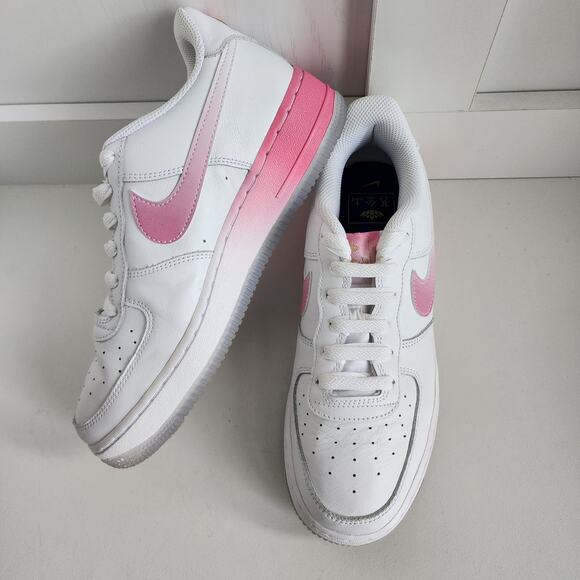 Nike Air Force 1 Low '07 PRM San Francisco Chinatown Lotus Flower 6.5Y / W8 - Picture 4 of 12